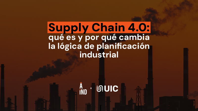 Centro de control de supply chain digital con datos en tiempo real
