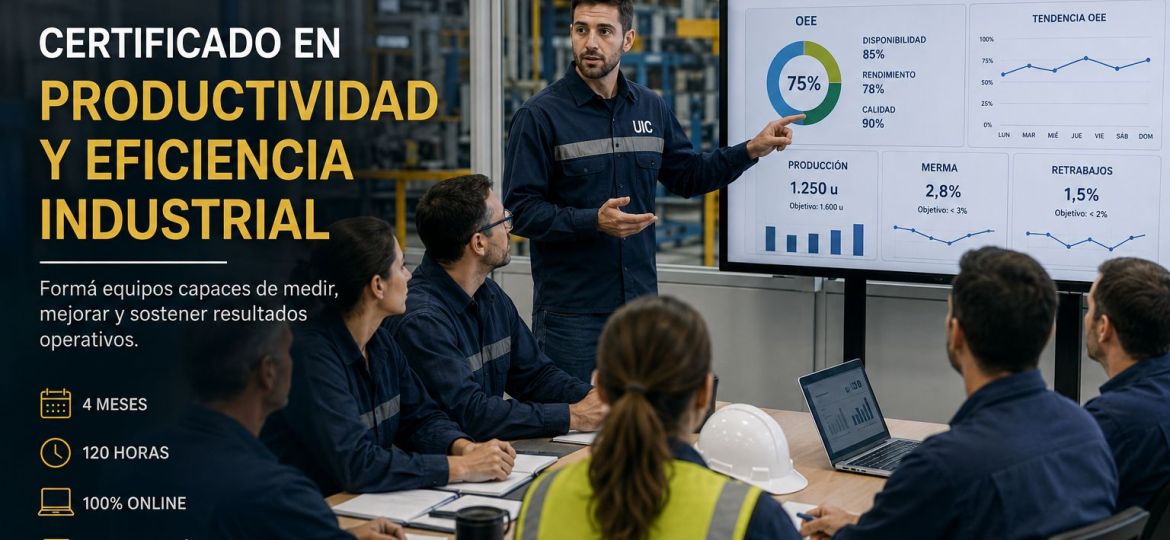 Equipo industrial multidisciplinario en sesión de capacitación aplicada