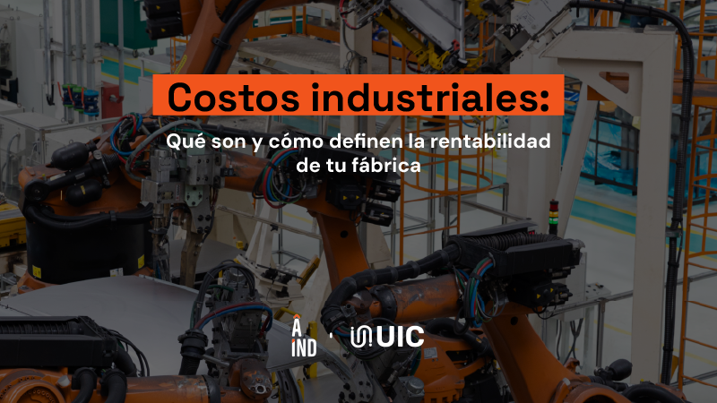 Gerente financiero industrial revisando estructura de costos en planta