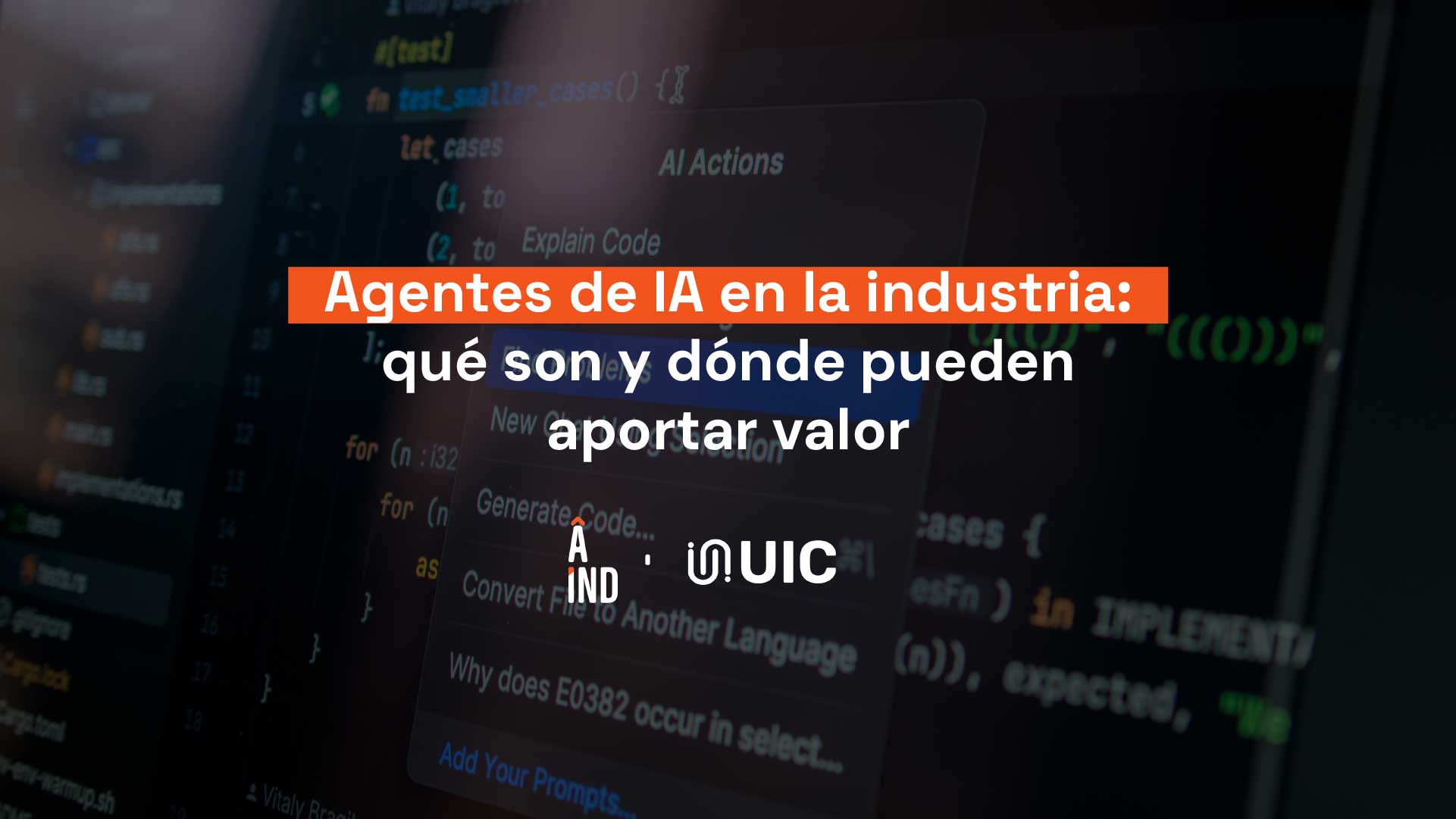 Arquitectura de agentes de IA conectados a procesos industriales