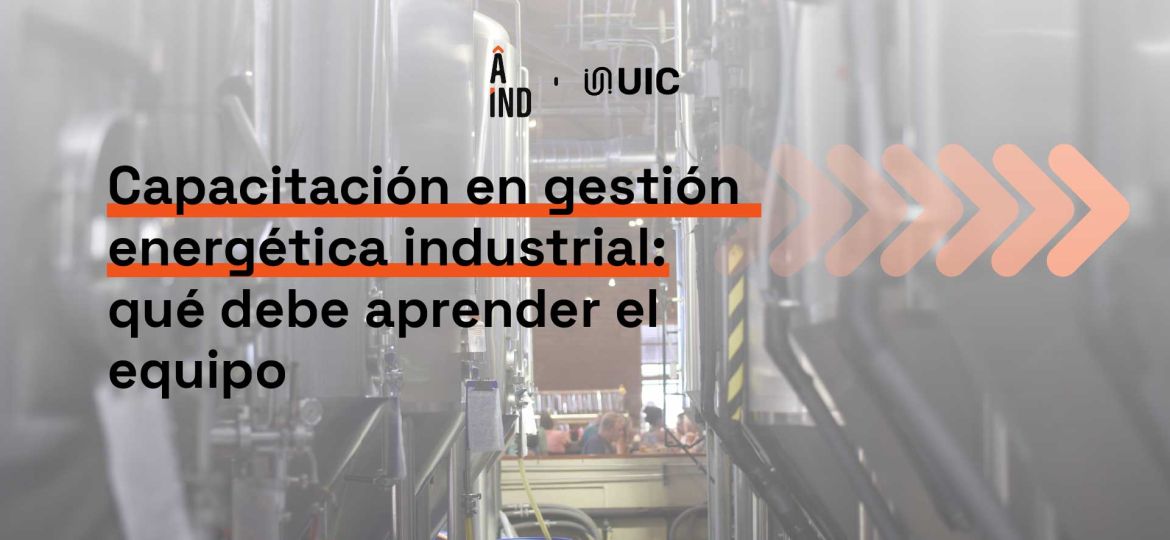Equipo multidisciplinario industrial capacitándose en gestión energética
